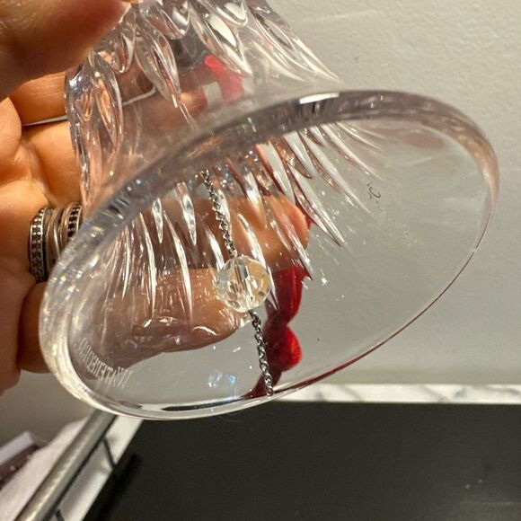 WATERFORD CRYSTAL 12 DAYS of
CHRISTMAS BELL, 5th Ed., 5 Gold rings - Picture 4 of 13